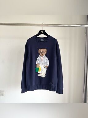 Polo by Ralph Lauren Navy Crewneck Sweater